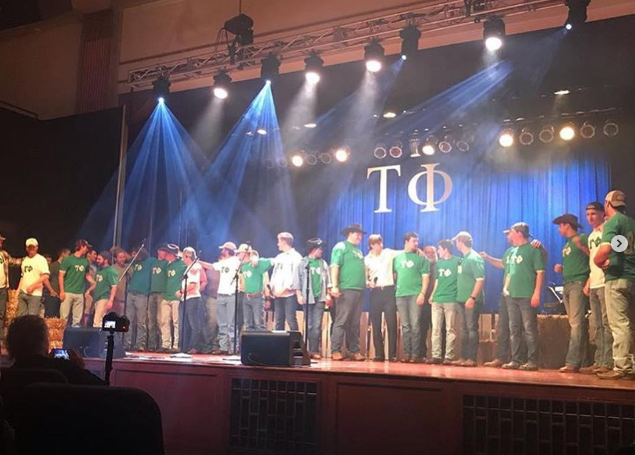 Tau Phi tradition photo